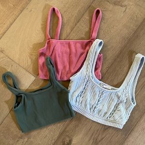 Zara crop top bundle